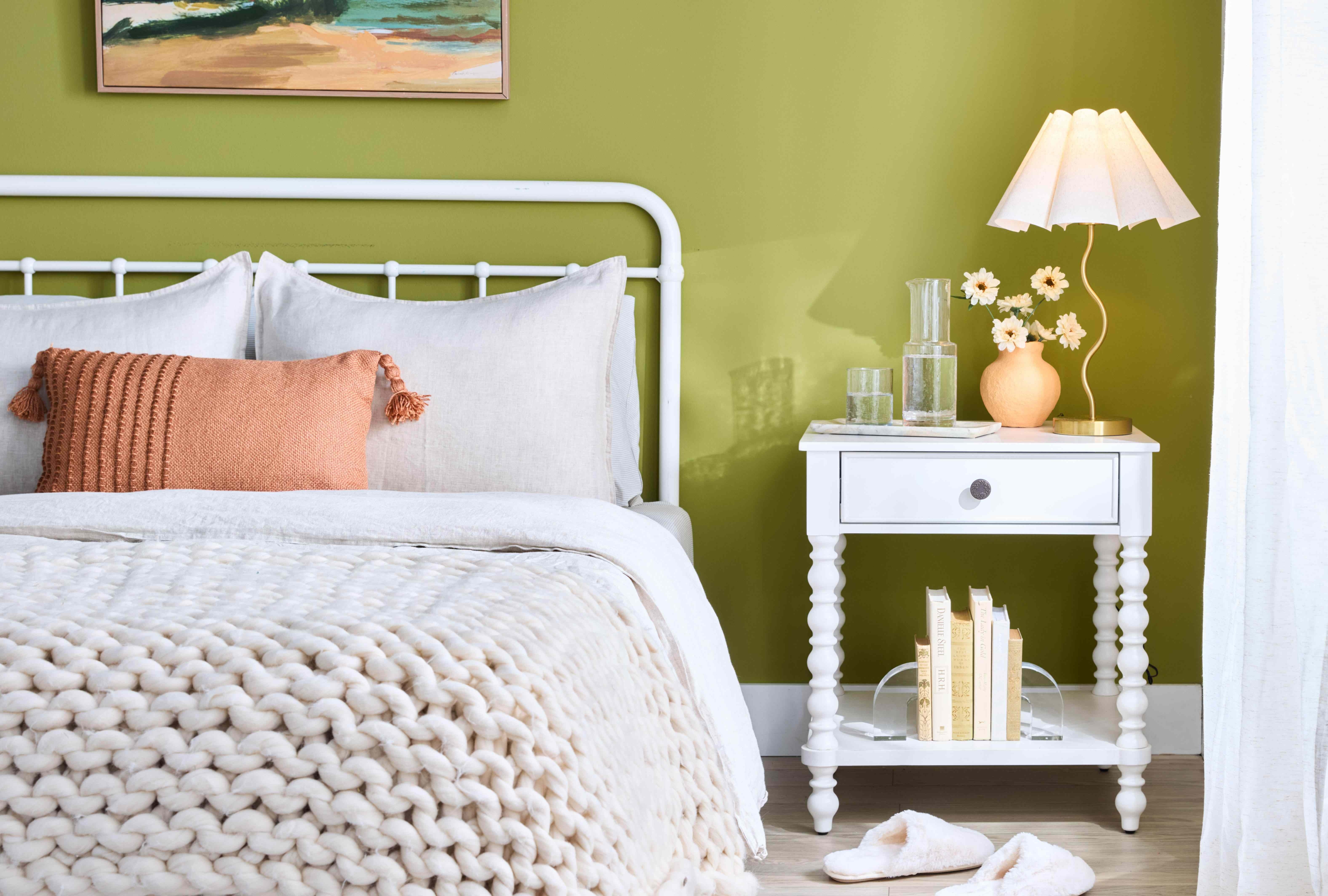 Keep a bedroom cleaning checklist manageable: Clear the bedroom before cleaning surfaces