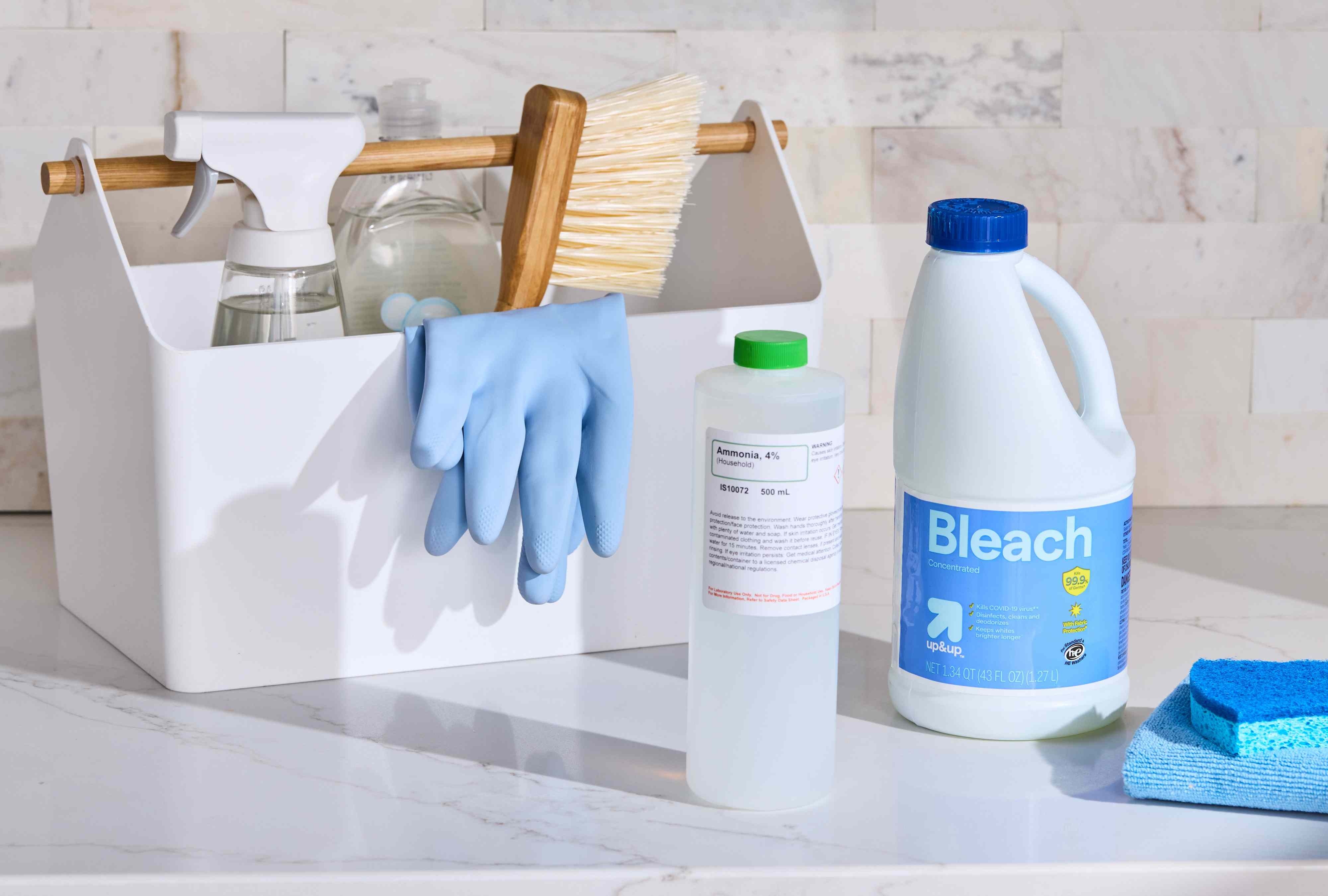 Keep incompatible cleaning products apart: Recognize hidden ammonia in cleaners