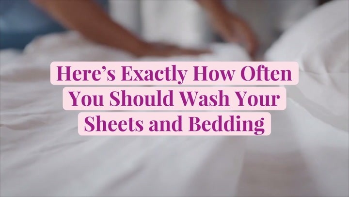 Keep a bedroom cleaning checklist manageable: Make sheet washing a regular habit
