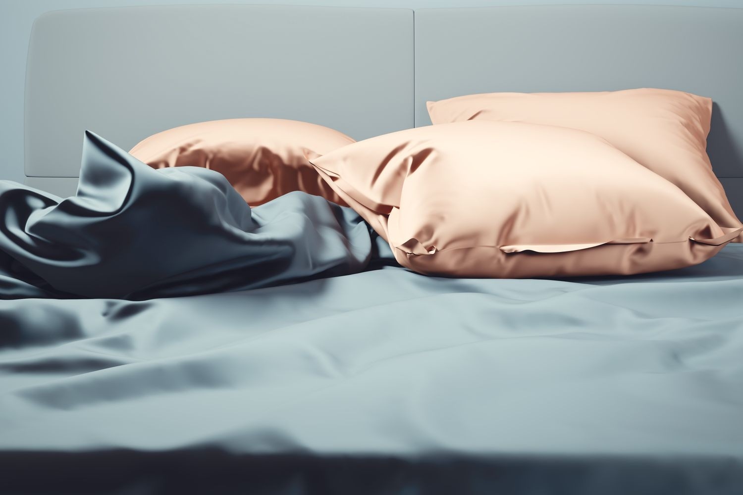 Wash pillowcases according to fabric and use: Care for satin according to its fiber content