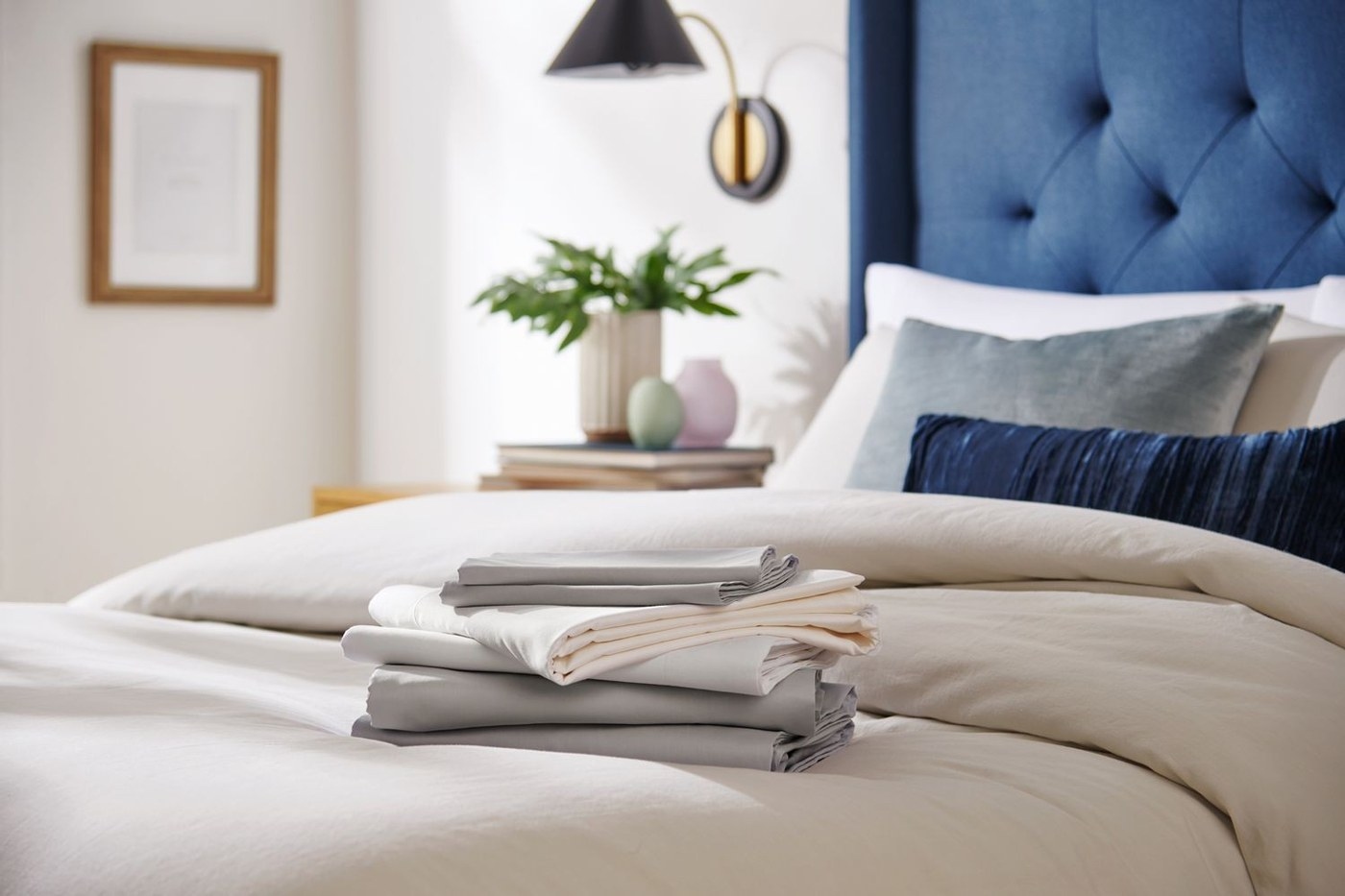 Keep a bedroom cleaning checklist manageable: Make sheet washing a regular habit