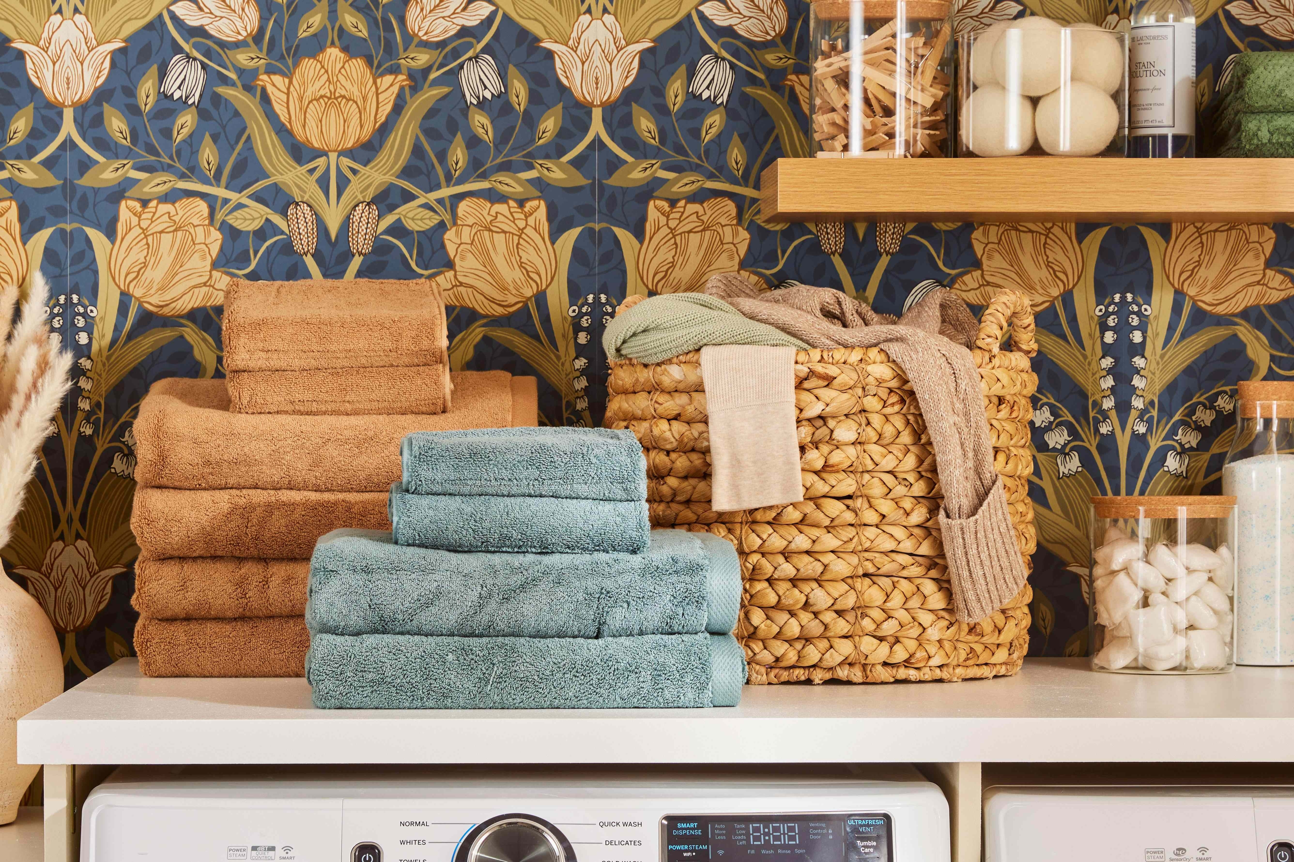 Sort household linens into compatible loads: Keep heavy towels away from vulnerable clothes