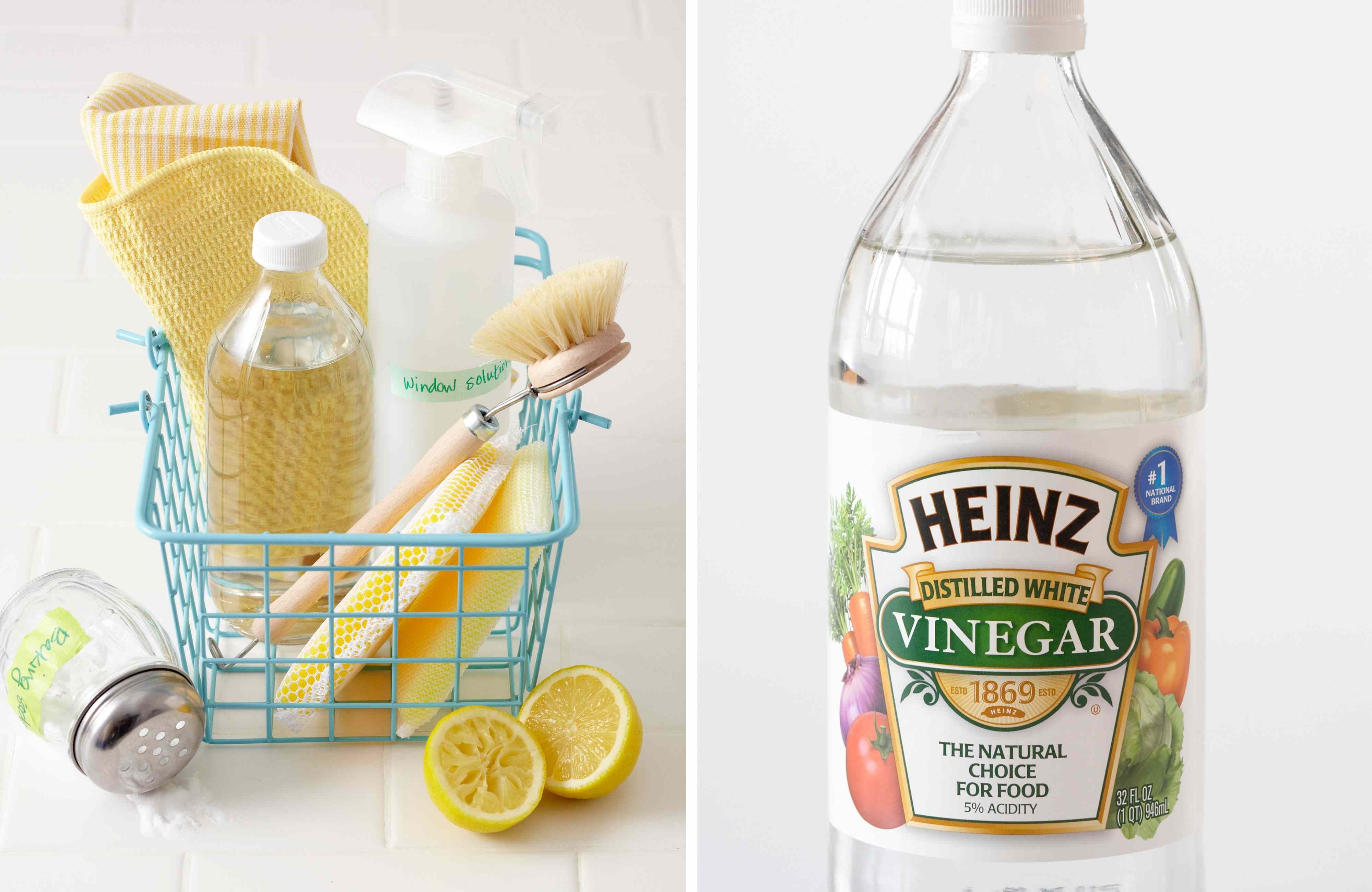 Read the full cleaning product directions: Treat cleaning vinegar as a cleaning chemical