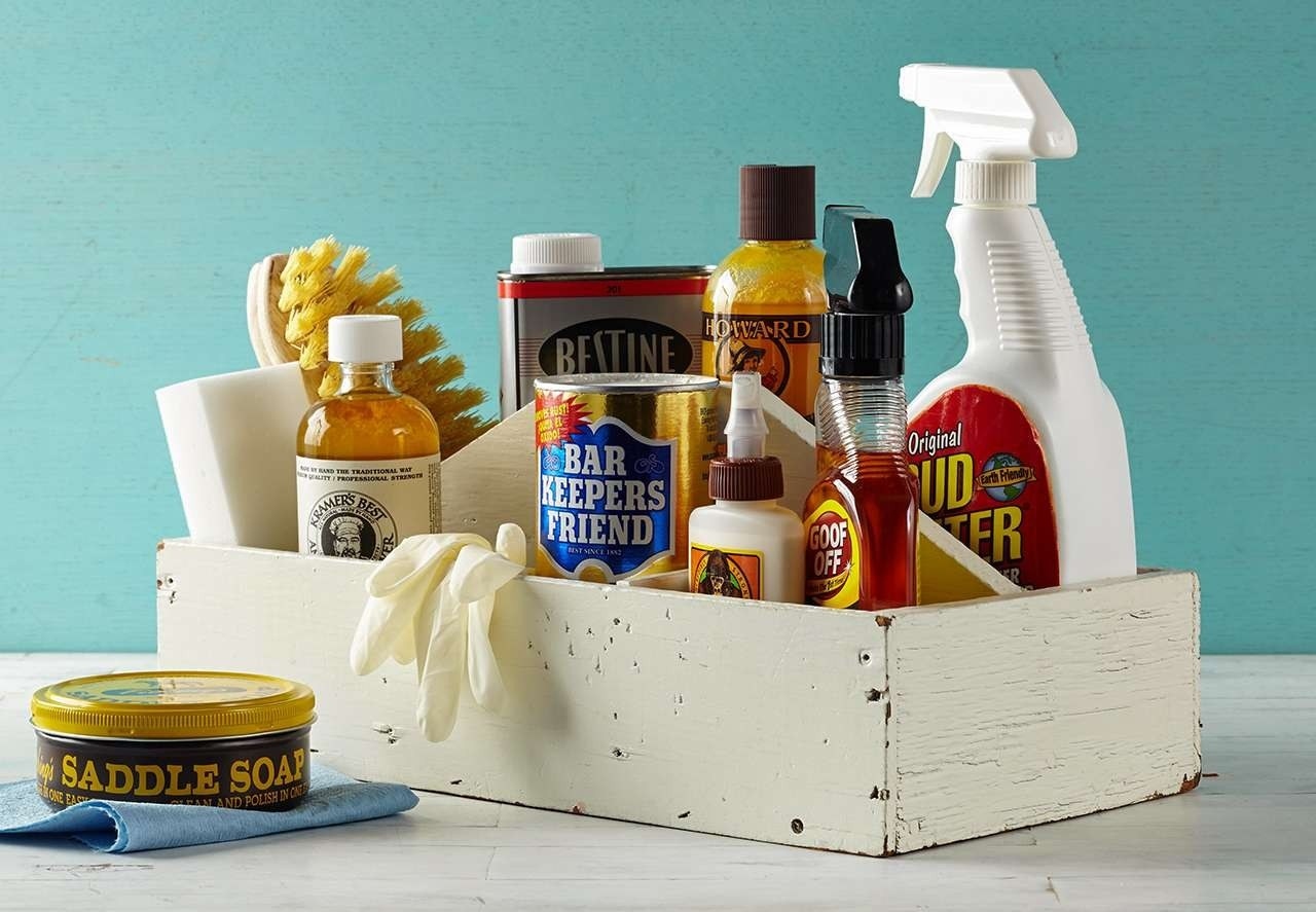 Read the full cleaning product directions: Read precautions before using a cleaner