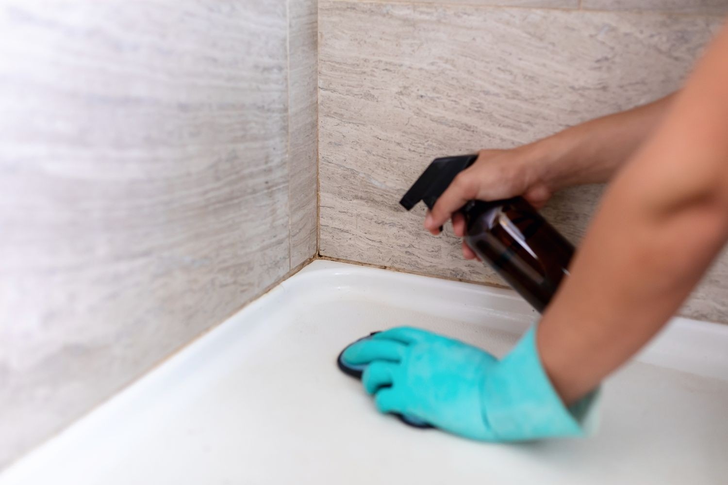 Create a repeatable bathroom cleaning routine: Reduce moisture before grout needs heavy scrubbing