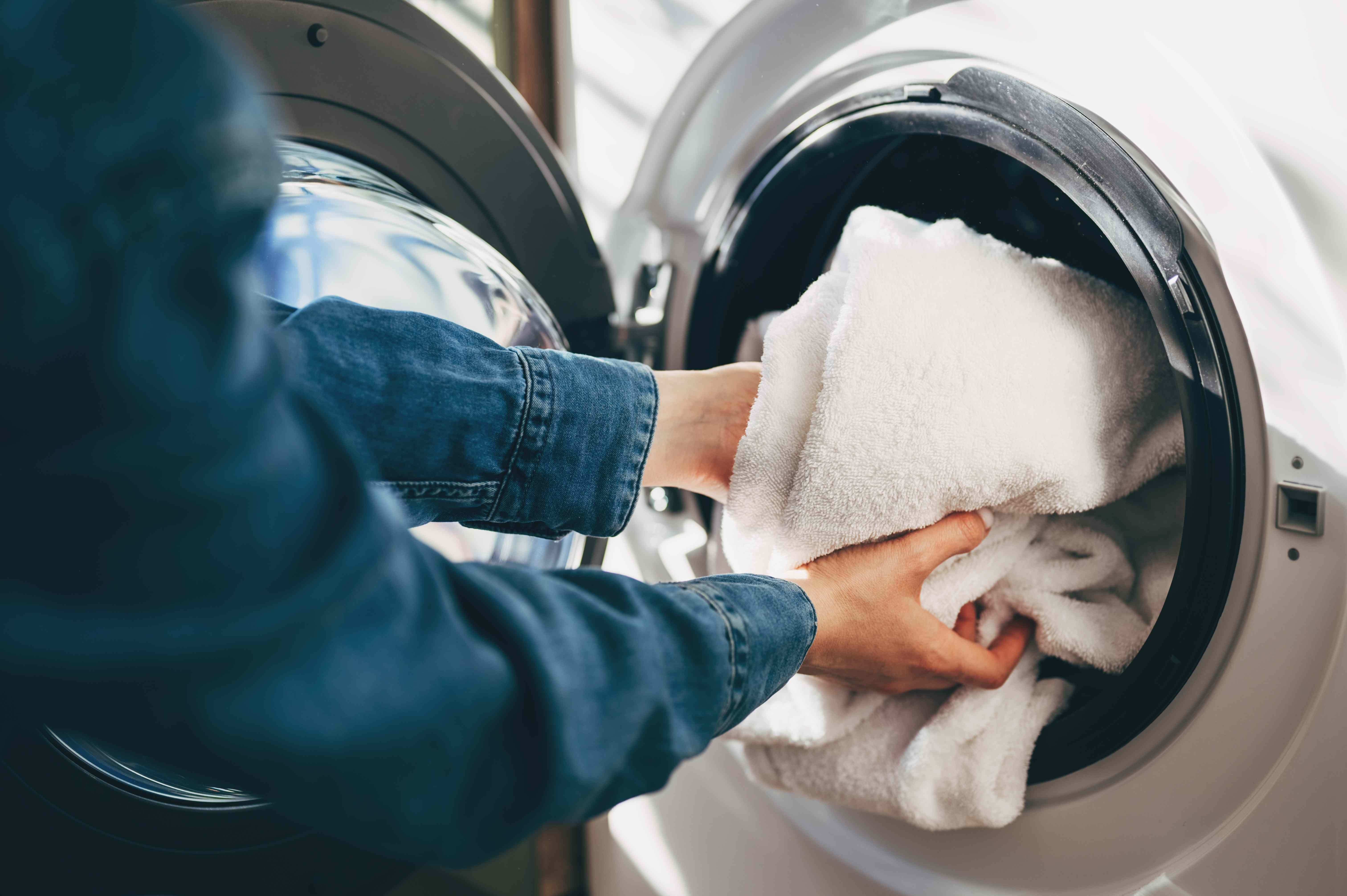 Dry towels fully without unnecessary heat: Dry heavy towels separately from lighter textiles