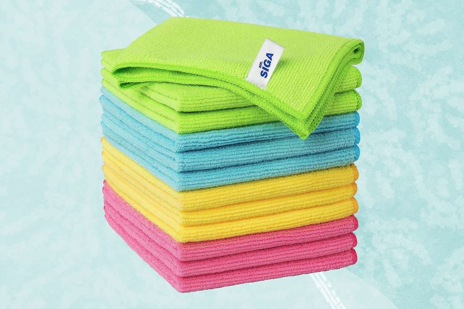 Choose microfiber cloths by their intended task: Compare cloth texture for glass and heavier cleaning
