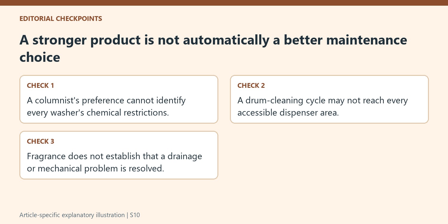 A stronger product is not automatically a better maintenance choice