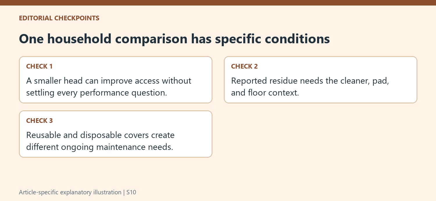 One household comparison has specific conditions