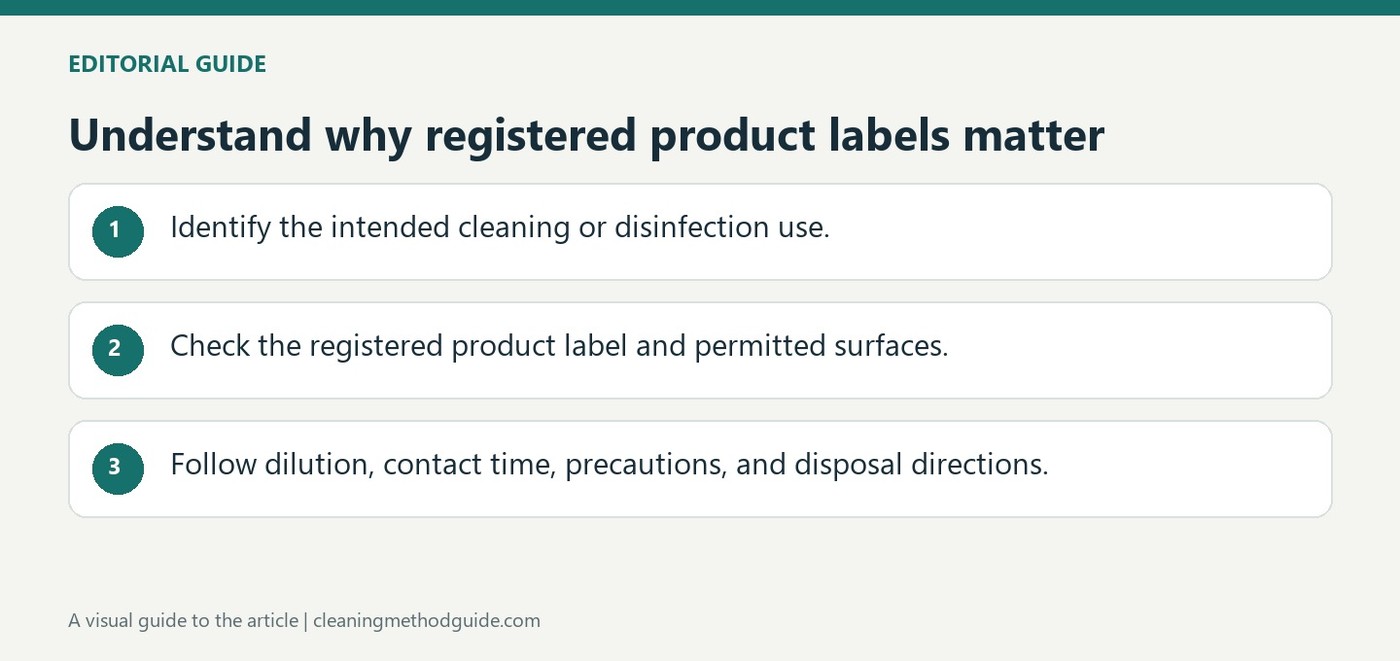 Understand why registered product labels matter