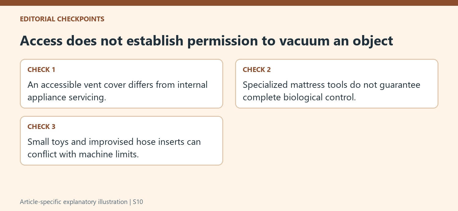 Access does not establish permission to vacuum an object