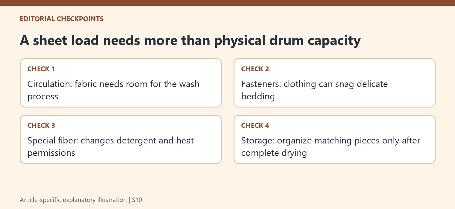 A sheet load needs more than physical drum capacity